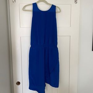 Silk cross back dress